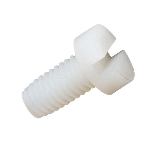 M2.5 x 5mm Nylon screw pan slot head