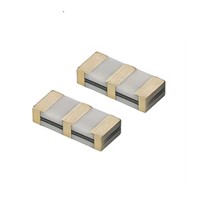 10.7MHz SMD Piezoelectric ceramic filter, dual element, 4.0dB +/-2.0dB insertion loss, 330Rinput/output impedance, 50VDC withstanding voltage, -25C to +85C operating temperature range,7.0mm x 3.0mm 3-pin package