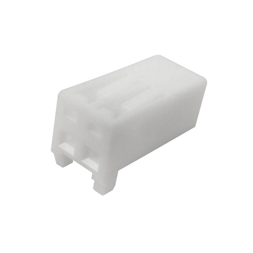 2-pin Female receptacle housing, 2.54mm pitch, wire to wire, 250VAC operating voltage, 7A contactrating, -55C to +105C operating temperature range, white nylon GF UL94V-0, CSA/UL standards, CST-100II