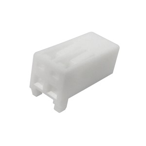 2-pin Female receptacle housing, 2.54mm pitch, wire to wire, 250VAC operating voltage, 7A contactrating, -55C to +105C operating temperature range, white nylon GF UL94V-0, CSA/UL standards, CST-100II