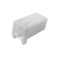 2-pin Female receptacle housing, 2.54mm pitch, wire to wire, 250VAC operating voltage, 7A contactrating, -55C to +105C operating temperature range, white nylon GF UL94V-0, CSA/UL standards, CST-100II