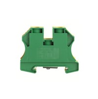 WPE35N PE Terminal, screw connection, green/yellow, 35mm2, 400V, 2-connection, TS-35,Wemid V-0
