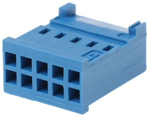 14 Way HE14 series connector housing, dual row (2x7), female