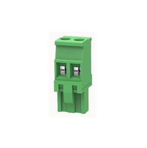 2-Way Pluggable terminal block, 5.08mm pin pitch, vertical mount, screw connection, M3 screwthread, 15A 300V rated (UL), 12-28AWG wire gauge range, polyamide PA66 green insulator UL94V-0,CSA/UL/VDE safety approvals 2-Way Pluggable terminal block, 5.08mm pin pitch, vertical mount, screw connection, M3 screwthread, 15A 300V rated (UL), 12-28AWG wire gauge range, polyamide PA66 green insulator UL94V-0,CSA/UL/VDE safety approvals