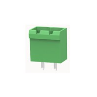 2-Way Pluggable PCB connector, 5.08mm pin pitch, vertical connection, 15A 300V rated (UL),polyamide green insulator UL94V-0, CSA/UL/VDE safety approvals