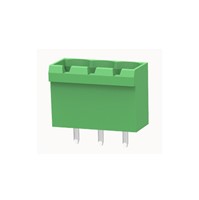3-Way Pluggable PCB connector, 5.08mm pin pitch, vertical connection, 15A 300V rated (UL),polyamide green insulator UL94V-0, CSA/UL/VDE safety approvals