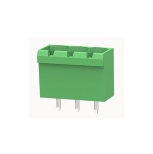 3-Way Pluggable PCB connector, 5.08mm pin pitch, vertical connection, 15A 300V rated (UL),polyamide green insulator UL94V-0, CSA/UL/VDE safety approvals