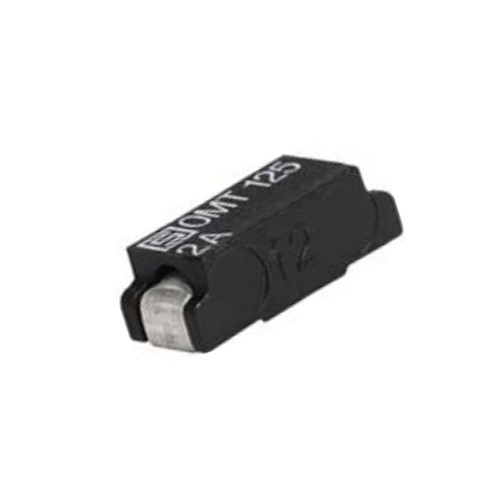 2.5A 125VAC/125VDC SMD Time-lag fuse, 100A breaking capacity, 0.05s trip time, 343mW totalpower dissipation, -40c to +85c operating temperature range, 7.4mm x 3.1mm SMD package(2-SMD)
