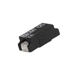 2.5A 125VAC/125VDC SMD Time-lag fuse, 100A breaking capacity, 0.05s trip time, 343mW totalpower dissipation, -40c to +85c operating temperature range, 7.4mm x 3.1mm SMD package(2-SMD)
