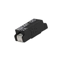 2.5A 125VAC/125VDC SMD Time-lag fuse, 100A breaking capacity, 0.05s trip time, 343mW totalpower dissipation, -40c to +85c operating temperature range, 7.4mm x 3.1mm SMD package(2-SMD)
