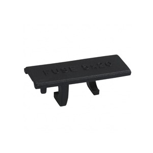 Cover for 4527 PCB Mount fuse holder, black nylon, flame retardant
