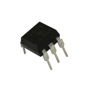 Single channel optoisolator with phototransistor output, 5kV RMS isolation, 5V 60mA input,3.0A surge current, 100mW input power dissipation, 150mW output power dissipation, -55c to +100coperating temperature range, DIP-6 through hole package