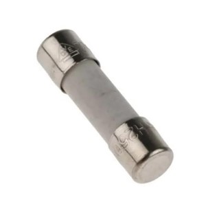 1A 250VAC Slow blow fuse, T speed rated, 5mm x 20mm, ceramic cartridge, 1500A breaking capacity,0.073R resistance, -55c to +125c operating temperature range