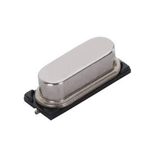 4.9152MHz SMD HC-49 Crystal resonator, AT-cut, 0.1mW drive level (1mW maximum), 18pF loadcapacitance, 30ppm frequency stability, -20c to +70c operating temperature range, SMHF-49B 2-pinpackage