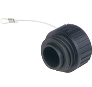 C-Series Dust cap for use with female circular connectors (Hirschmann CA 6), adjustable nylonloop