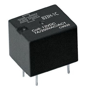 12VDC 277VAC 10A 125VAC 15A Miniature PCB mount relay 4-pin flux tight SPNO UL/CUL E88991 TUVR3-09754206