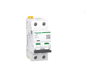 16A Miniature circuit breaker, two pole, DIN-rail mounting, type C curve, 6kA short circuit breakingcapacity at 400VAC 50/60Hz, 20,000 cycle mechanical endurance, 10,000 cycle electricalendurance, IEC/EN 60898-1, IEC/EN 60947-2