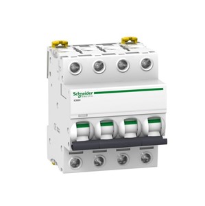 20A Miniature circuit breaker Acti9 iC60H, four pole, DIN-rail mounting, type C curve, 10kA shortcircuit breaking capacity at 440VAC 50/60Hz, 20,000 cycle mechanical endurance, 10,000 cycleelectrical endurance, IEC/EN 60947-2