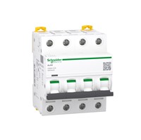 25A Miniature circuit breaker Acti9 iC60H, four pole, DIN-rail mounting, type C curve, 10kA shortcircuit breaking capacity at 440VAC 50/60Hz, 20,000 cycle mechanical endurance, 10,000 cycleelectrical endurance, IEC/EN 60947-2