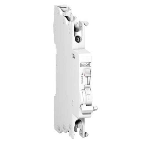 Acti9 Auxilliary contact, 2 C/O, OF/OF or OF/SD, 6A @ 240VAC, 6A @ 24VDC, 4kV rated impulsevoltage, clip-on DIN rail mounting, EN/IEC 60947-5-1