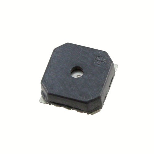 2710Hz SMD Magnetic buzzer, 2-4VDC 80mA, 85dB soundpressure, 8.5mm x 8.5mm x 4.0mm, top port sound vent