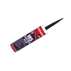 ADOS MS High performance sealant, one-component neutral curing (acid free), primerless adhesion,black .- Durable bonding - Sealing- Waterproofing - High bond strength- Good elasticity and tear resistance - UV Resistant- Paintable .