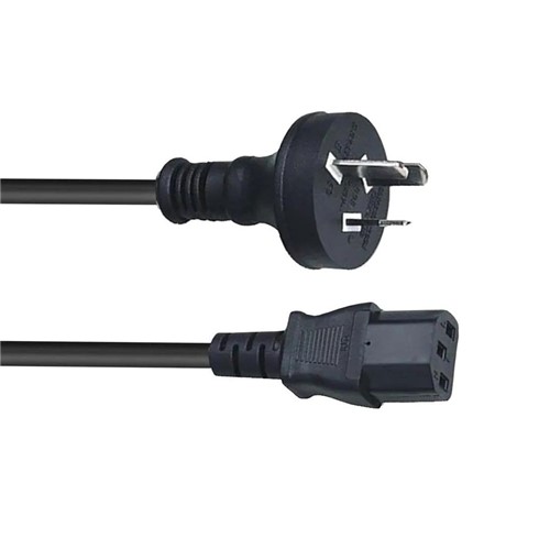 5000mm +/-50mm NZ/AU 250VAC 10A IEC Power cable, black H05VV-F 250/440V 3Gx1.00mm2 4V-75 blackcable (brown/blue/yellow-green cores), AL-105 IEC60320 C13 black connector, AL-103 SAA NSW27943AU/NZ 3-pin black plug, 240mm bundle/hanking, as per approved samples and drawings, revision 00,06-MAY-2025