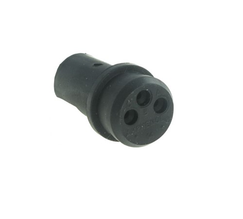 3-pin Amphenol circular &quot;push-on&quot; plug, 250V 8A, crimp style terminals (AM-44-102-1414S-1K-101)