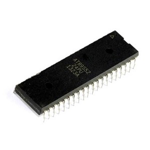 Atmel 80C51 89S Microcontroller, 8-bit, 24MHz 8KB flash, 32 I/O pins, 2KB RAM, 3 x 16-bit timers,watchdog timer, UART, 4.0-5.5V input voltage range, -40c to +85c operating temperature range,DIP-40 package