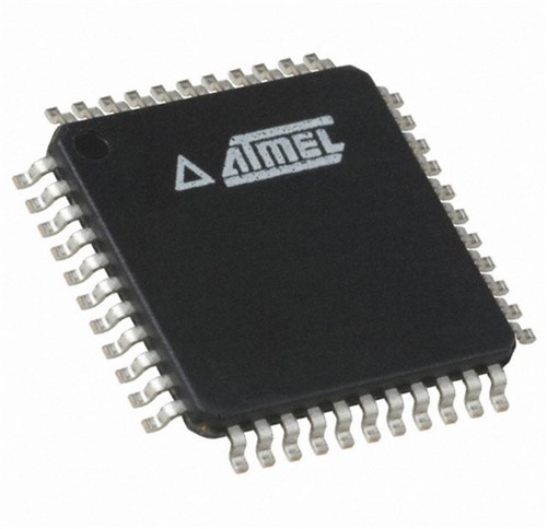 Atmel AVR ATMEGA Microprocessor, 8-bit RISC, 128Kb flash, 32Kb EEPROM, 128Kb RAM, 20MHz, 32 I/O pins,8 x 10-bit ADC, 44-pin TQFP SMD package