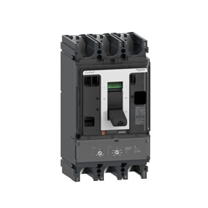 250A ComPacT NSX320F Circuit breaker, DC network, 36kA/750VDC breaking capacity, 3-pole, 5,000cycle mechanical endurance, 2,000 cycle electrical endurance, IP40 protection, IEC/EN 60947-2