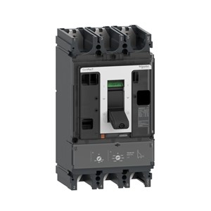 400A ComPacT NSX400F Circuit breaker, DC network, 36kA/750VDC breaking capacity, 3-pole, 5,000cycle mechanical endurance, 2,000 cycle electrical endurance, IP40 protection, IEC/EN 60947-2