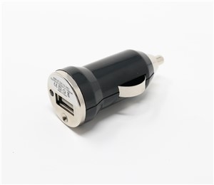 USB Car charger style power supply (miniature) 12-24VDC input 5VDC 700ma output