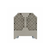 DIN Rail mounting connection terminal block, screw connection, beige PA66 UL94V-0 insulating body