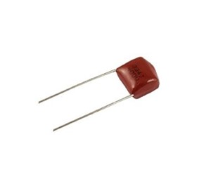0.33uF 400VDC 10% MKT Capacitor, PCM15mm, 18mm x 12.5mm x 7mm, 4mm prepped PCB pins