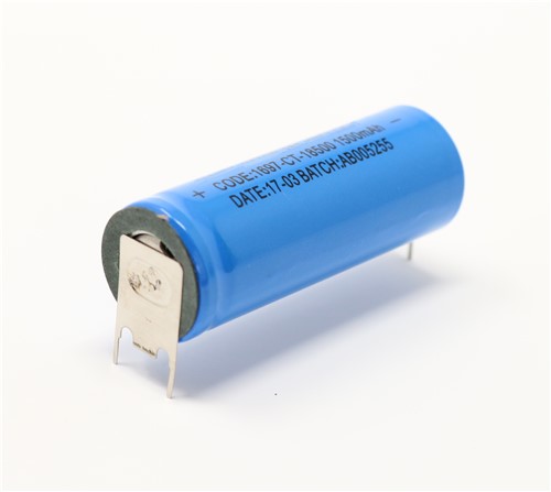 1700mAh Lithium-Ion rechargeable battery (Cham cell) 3.7V 18mm x 49mm 3-pin PCB mount package(2-pin + and 1-pin -) blue heatshrink customised black printing on top of battery to be suppliedprecisely as per approved drawings and