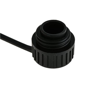 CA Series female waterproof dust cap, 88mm PU/TPE tether, as  per approved drawings, revision A,14-MAR-2023