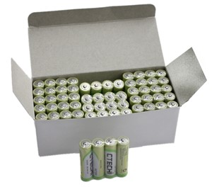 [T:Description]
The CTECHI 1.5V 620mAh AA Zinc Carbon Battery is a powerful alkaline battery designed for a variety of household needs. Compatible with a variety of common applications, these AA batteries are an ideal choice for your remote control, wall clock, grooming gadgets, toys and games, torches, mice, and keyboards. With a capacity of 620mAh, these batteries are designed to last so you can rest easy knowing your devices will always have the power they need. These batteries also boast an impressive shelf life, so you can stock up and have a reliable supply on hand. Don&#39;t let your devices run out of juice. Make sure you have 1.5V 620mAh AA Zinc Carbon Batteries on hand for all your power needs with these handy 4-packs.
[T:Tech Specs]
Nominal voltage: 1.5v 620mAh
[BR]
Type: Zinc Carbon
[BR]
Size: AA (4-Pack)
[BR]
Brand: CTECHI

[T:Uses:]
[UL]- Remote Controls - Wall Clocks - Grooming Gadgets - Toys - Games – Computer Mice – Keyboards - Torches[/UL]