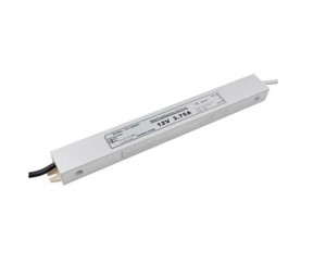 45W 12VDC 170-250VAC IP67 Switch mode LED power supply 1-wire output wall mount aluminium housingCE NZ AC Plug