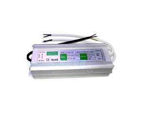 100W 12VDC 170-250VAC IP67 Switch mode LED power supply 1-wire output wall mount aluminium housingCE