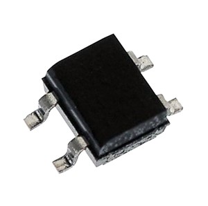 200V 1A SMD Bridge rectifier diode, glass passivated, 50A surge overload rating, 1.1Vf, -65cto +150c operating temperature range, 4-pin DF-S package
