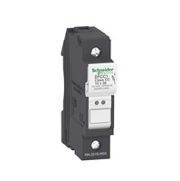 TeSys DF 1-pole fuse carrier, 30A 600VAC, DIN rail mounting, 3W maximum power dissipation, 10mm x38mm, IP20, IEC 60947-3
