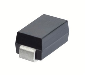 30V 1A Low drop power schottky rectifier diode, avalanche rated (110W peak), fast recovery, SMA(DO-214AC) package