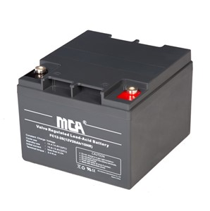 [T:Description]
This 12V 26 Ah SLA Battery is a great long life VRLA (Valve Regulated Lead Acid) that offers reliable performance and maintenance-free, spill-proof, leak-proof design. It can be used in either vertical or horizontal orientation and is perfect for a variety of applications. 
[BR]
[BR]
This battery is ideal for UPS/EPS, emergency lighting systems, medical equipment, cable TV systems, electric test equipment, home alarms/security systems, backup power, toys/kids&#39; cars, agricultural, kontiki/long line fishing, camping, consumer devices, tools, and torches. Its design makes it easy to use and its long lifespan ensures reliable performance. 
[BR]
[BR]
With a 12V 26 Ah SLA Battery, your projects will be powered for years to come.

[T:Tech Specs]

Nominal voltage: 12V 26Ah
[BR]
Type: Sealed Lead Acid VRLA battery
[BR]
Dimensions: 166mm (L) x175mm (W) x 126mm (H)
[BR]
Terminals: M6 Screw-In Terminals
[BR]
Weight: 8.3KG
[BR]
Additional: -20c to +50c operating temperature range, Safety approvals: IEC60896-21/22, JIS C8704, YD/T799, BS6290:4, GB/T 19638, UL1989
[T:Uses:]
[UL]- Home Alarms - Security Systems - Backup Power - Toys - Agricultural - Kontiki/Long Line Fishing - Camping - Consumer Devices - Tools -Torches[/UL]