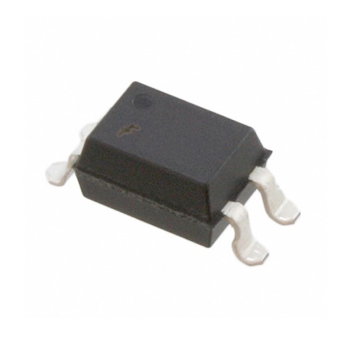 SMD 1-Channel phototransistor optocoupler, 300-600% transfer ratio, 400mA input current,700mW output power, 5000VAC for 1 minute regulatory approval (UL1577), 4-SMD package