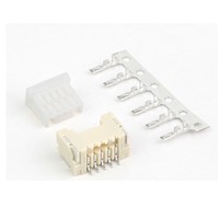 4-Pin SMD 2mm vertical locking header connector, placement cap fitted, 100V AC/DC 2A rating,UL94V-0, tin plated over nickel pins, tape and reel packaging