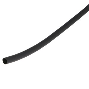6.0mm Thin-wall heatshrink tubing, flexible, polyolefin, 2 to 1 shrink ratio, 0.30mm wallthickness before heating, 0.56mm wall thickness after recovery, 600V rated insulation voltage,black, UL 224VW-1C-UL, CSA, 200M/reel, SOLD IN LENGTHS PER METRE
