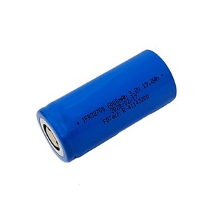 3.2V 6000mAh LiFePO4 32700 Battery cell, 3.65V charge voltage, 0.2C standard charging current,0.5C maximum charging current, 1C maximum discharge current, 10mR internal impedance, -20cto +60c operating temperature range (discharge), 32mm x 70.5mm cell size