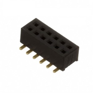 24-pin SMD Female header, 2.54mm pitch, pick and place cap fitted