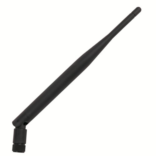 868MHz 5dBi 193mm Dipole antenna with integrated hinge BLACK SMA male, 40W 50R impedance